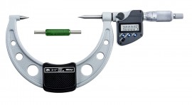 Mitutoyo 342-364-32 Point Micrometer with SPC, 30&amp;#176;, 3 to 4"/ 76.2 to 101.6 mm-