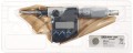 Mitutoyo 350-254-32 Micrometer Head with clamp nut and spherical spindle, 0 to 25 mm-