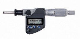 Mitutoyo 350-382-32 Micrometer Head, .5&quot; stem with clamp nut, cabide tip spindle-