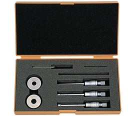 Mitutoyo 368-911 Holtest Micrometer Set, 3-point, 6 to 12 mm-