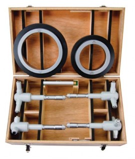 Mitutoyo 368-998 Holtest Micrometer Set, type II, 4 to 8&quot;-