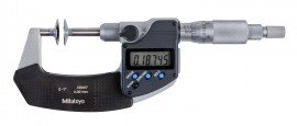 Mitutoyo 369-350-32 Series 369 Digimatic Disk Micrometer with Non-Rotating Spindle, 0 to 1&amp;quot;-