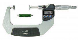 Mitutoyo 369-352-30 Series 369 Digimatic Disk Micrometer with Non-Rotating Spindle, 2 to 3&amp;quot;-