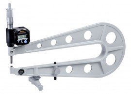Mitutoyo 389-714 Series 389 Sheet Metal Digital Micrometer, 13&amp;quot; Throat-