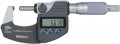Mitutoyo 395-271-32 Series 395 Spherical Face Digital Micrometer, 0 to 25 mm, Metric-