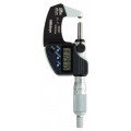 Mitutoyo 395-371-32 Spherical Micrometer, 1&quot; Range, Spherical Anvil, Spindle-
