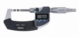 Mitutoyo 422-270-32 Series 422 Non-Rotating Spindle Digital Blade Micrometer, 0 to 25 mm-
