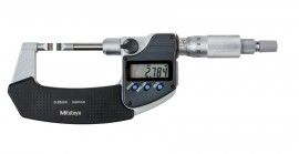 Mitutoyo 422-271-32 Series 422 Non-Rotating Spindle Digital Blade Micrometer, 0 to 25 mm-