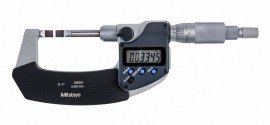 Mitutoyo 422-370-32 Series 422 Non-Rotating Spindle Digital Blade Micrometer, 0 to 1&amp;quot;-