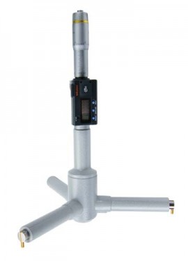 Mitutoyo 468-281 Series 468 Digimatic Holtest 3-Point Internal Micrometer, 11 to 12&amp;quot;, SAE/Metric-