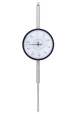 Mitutoyo 4887A-19 Series 4 Large Face Dial Indicator with lug, 3&amp;quot;, SAE-