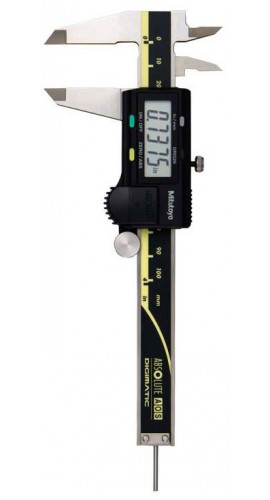 Mitutoyo 500-195-30 AOS Absolute Digimatic Caliper, 0 to 4&amp;quot; depth bar-