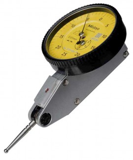 Mitutoyo 513-426-10A Horizontal Dial Test Indicator, Plus Set, 1.5mm Range-