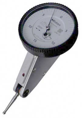 Mitutoyo 513-442-10A Horizontal Dial Test Indicator, Tilted Basic Set, 0.06&quot; Range-