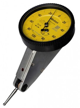 Mitutoyo 513-445-10A Horizontal Dial Test Indicator, Tilted Plus Set, 0.4mm Range-