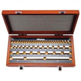 Mitutoyo 516-545-56 Metric Gauge Block Rectangular Ceramic Set, 47, grade K-