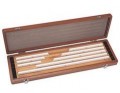 Mitutoyo 516-702-26 Metric Gauge Block Rectangular Steel Set, grade 0, 8-