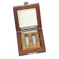 Mitutoyo 516-805-26 Imperial Gauge Block Rectangular Steel Set, 2, grade 0-