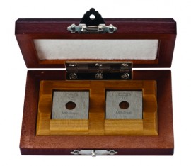 Mitutoyo 516-825-26 Imperial Gauge Block Square Carbide Set, 2, grade AS-1-