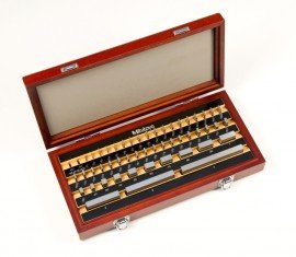 Mitutoyo 516-902-11 Inch Gauge Block Steel Set, 81, grade 0-