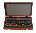 Mitutoyo 516-945-26 Metric Gauge Block Rectangular Steel Set, 87, grade 00-