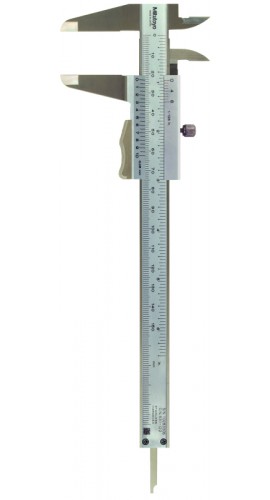 Mitutoyo 531-122 Mechanical Vernier Calliper, 0-6", 1/128"/0-150mm, 0.05mm-