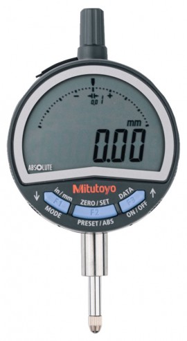 Mitutoyo 543-712B-02 Series 543 High-Performance ABS Digimatic ID-C Indicator with flat back, 0.5&amp;quot;/12.7 mm, inch/metric-