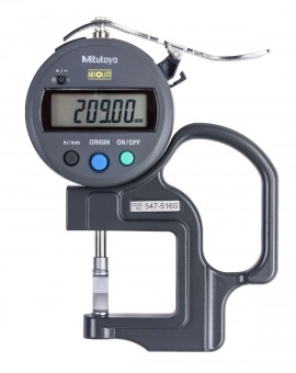 Mitutoyo 547-516A Digital Thickness Gauge, 0 to 0.47"-