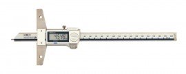 Mitutoyo 571-312-20 Digital ABS Depth Gauge, 0 to 8&quot; / 0 to 200 mm, pin type-