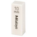 Mitutoyo 613671-551 Metric Rectangular CERA Gauge Block, 10 mm, grade 2-