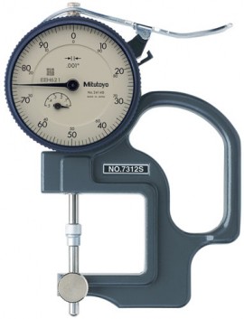 Mitutoyo 7312A 547 Reverse Anvil Lens Thickness Gauge-