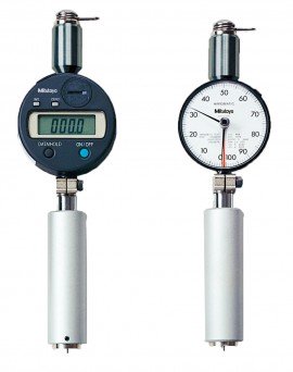 Mitutoyo 811-331-10 Hardmatic HH-331 Series 811 Dial Durometer for rubber and plastics, shore A, long leg-