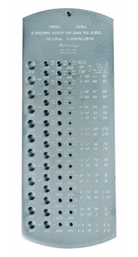 Mitutoyo 950-204 Tap and Drill Gauge/Machine Screw Gauge-