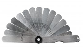 Mitutoyo 950-254 Thickness Gauge Set, Straight, 0.0015 to 0.200"-