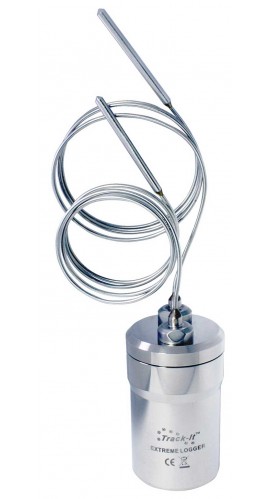 Monarch 5396-1123 Track-It Extreme Temperature Data Logger with Dual 22&quot; Bendable Probes, -58 to 302&amp;deg;F-