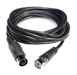 Monarch 6180-024 DIN Output Cable for Smart Laser Sensors, Tinned Wire Plug-