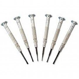 Moody Tools 57-0116 Slotted Driver Set, 6-piece, 0.025 to 0.100"-