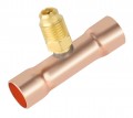 NAVAC F1016 Swaged Copper Braze Tee, &amp;frac12;&amp;quot; OD, 3-pack-
