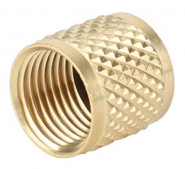 NAVAC F3007 Brass Cap with gasket, &amp;frac14;&amp;quot; SAE, 3-pack-