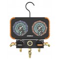 NAVAC N2A4C Pro Plus A2L Compatible Manifold Gauge for the R-32, R-454B, and R-22-