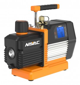 NAVAC NP8DSV Smart Vacuum Pump with vacuum gauge, 8 CFM, A2L-
