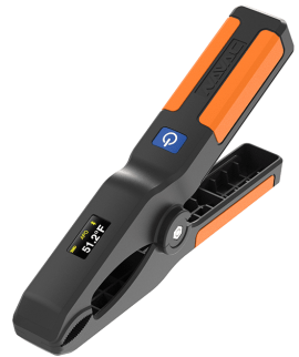 NAVAC NST1 Bluetooth Temperature Clamp with digital display, blue/low, myNAVAC™ App-