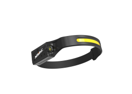 NAVAC PL2 LED Headlamp, 350 lumens, rechargeable Li-ion battery, wave control-