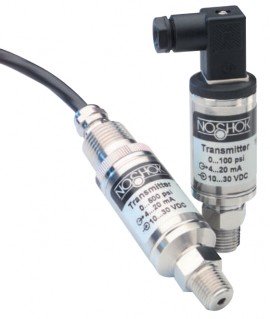 NOSHOK 100 Series Male Connection Pressure Transmitter with DIN EN 175301-803 form C, 0 to 15 psig, 0.5%-