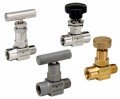 NOSHOK 101-FFB Needle Valve, Hard Seat, Mini, 1/8&quot; NPT, Female-Female, Brass-