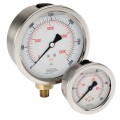 NOSHOK 900 Stainless Steel Liquid-Filled Pressure Gauge, 2&amp;frac12;&amp;quot; dial, 0 to 1000 psi-