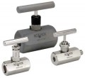 NOSHOK 402-MFAC Needle Valve, Hard Seat, 1/4" NPT, Male-Female, Angle, Steel-