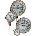 NOSHOK 50-300-090-0/140 F/C 300 Series Industrial Type Bimetal Thermometer with external reset, 0 to 140&amp;deg;F/C-