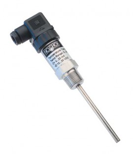NOSHOK 800-50/300-1-5-8-8-090-6 Platinum Resistance Temperature Transmitter, 50 to 300&amp;deg;F, 9&amp;quot;-