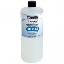 OAKTON 00651-34 Traceable pH Standard Buffer, pH 10, 33.8 oz-